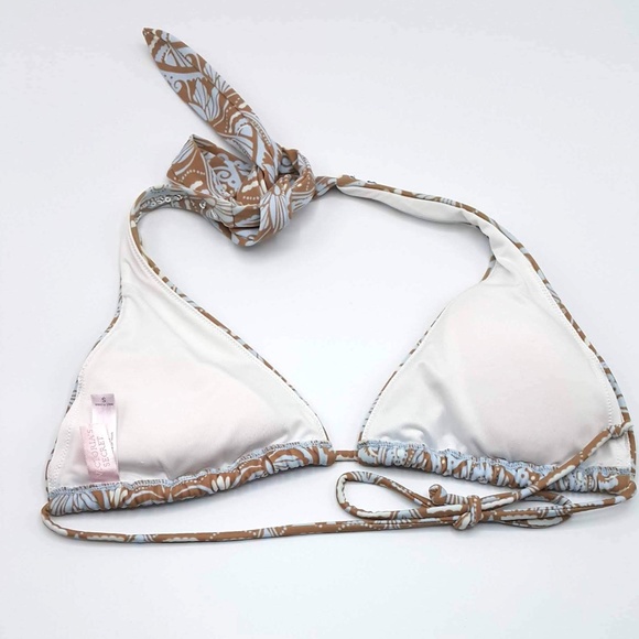 Victoria's Secret sequin triangle tie bikini top - Picture 4 of 7